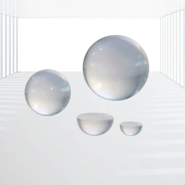 上海精葳科技，Sapphire spherical and hemispherical lenses (customized and in stock)