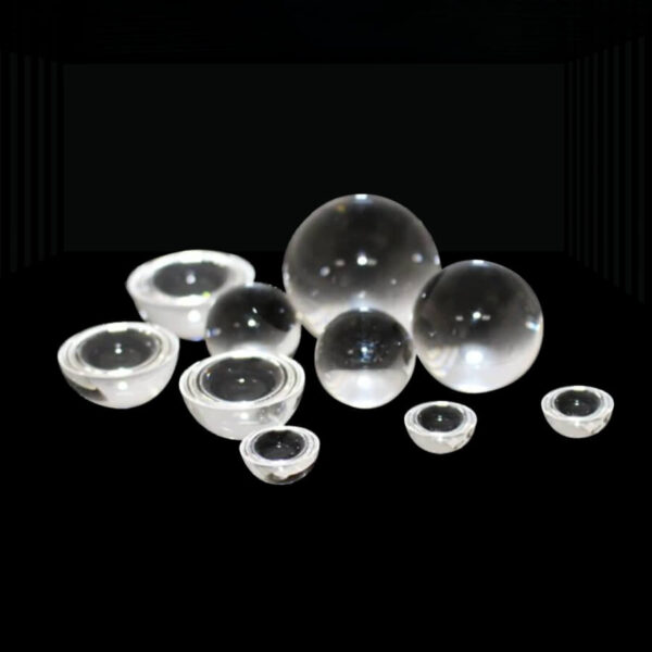 上海精葳科技，Sapphire spherical and hemispherical lenses (customized and in stock)